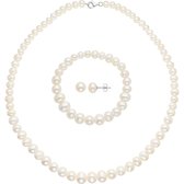 CHRIST Pearls Dames sieraden set 925 sterling zilver sterling zilver Freshwater One Size 87440346