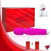 Perfect Pleasure® Vibrator - Wand Vibrator - Personal Massager - Inclusief Toycleaner en Glijmiddel - Roze
