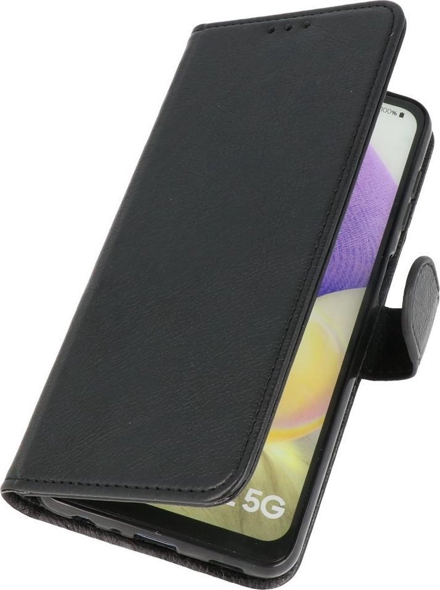 MP Case book case style Samsung Galaxy A12 / M12 wallet case - zwart