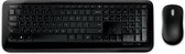 Microsoft Wireless Keyboard 850 | Draadloos Toetsenbord & Muis Set | Draadloos via RF | QWERTY Zwart