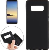 Siliconen back Cover - Geschikt voor Samsung Galaxy Note8 - TPU hoesje zwart