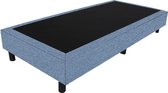 Bedworld Boxspring 90x210 - Waterafstotend grof - Licht blauw (P73)