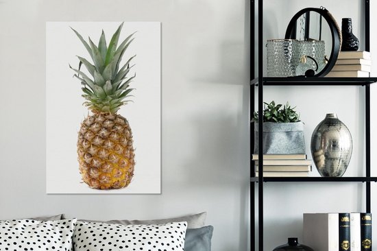 Toile ananas verticale 40x60 cm - Tirage photo sur toile (Décoration murale salon / chambre)