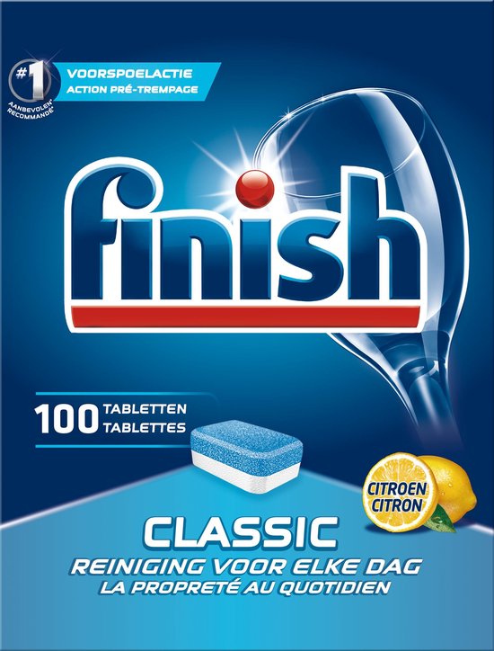 Finish Classic Citroen - Vaatwastabletten - Voordeelverpakking - 100 Stuks