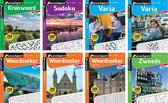 Puzzelsport - Puzzelboeken pakket - Kruiswoord/Zweeds/Varia/Woordzoeker/Sudoku - 288 pagina's - Nr.1