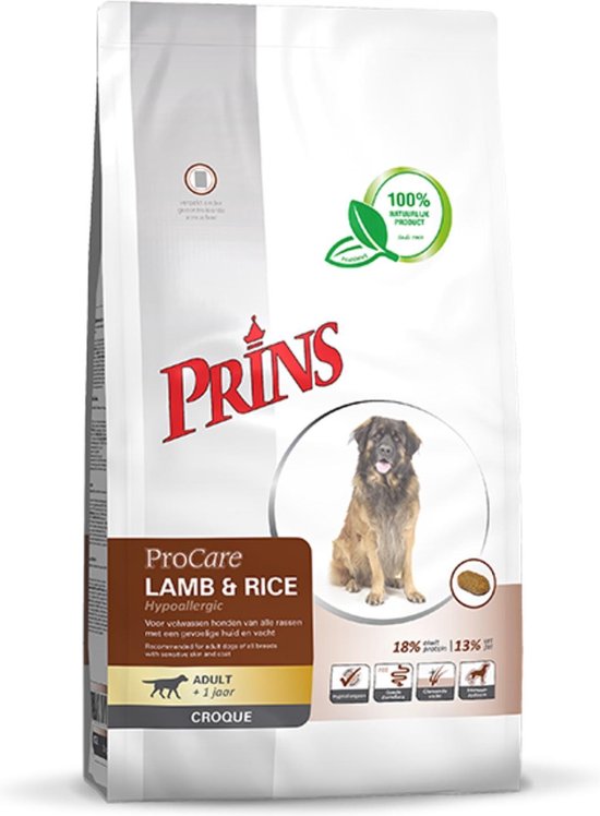 Prins - Procare Hypoallergic lam & rijst - Hondenvoer - 2 kg