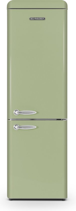 SCHNEIDER CONSUMER SCCB250VVA réfrigérateur-congélateur Autoportante 250 L  Olive | bol