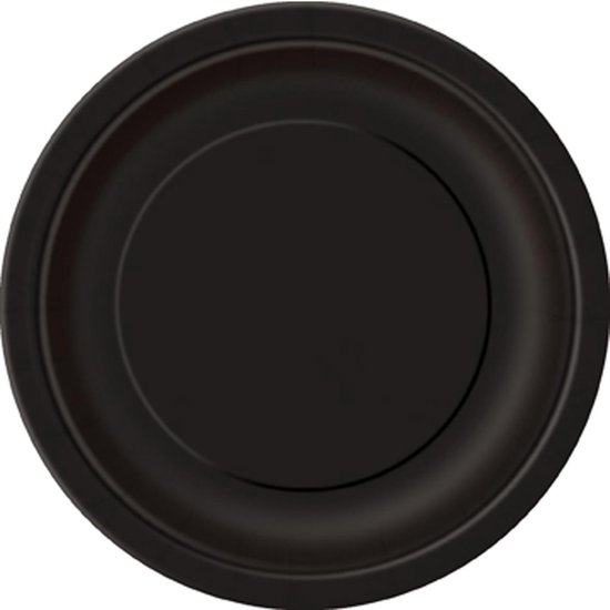 UNIQUE - Set van kleine zwarte bordjes - Decoratie > Borden | bol.com