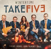 Take five - Wintertime / Leon Koppelman panfluit - Peter Koetsveld klarinet - Annette Jumelet viool - Jan Peter Teeuw vleugel - Marien Stouten orgel / CD Instrumentaal - Ensemble -