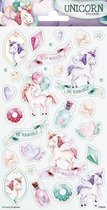 Haza Original Stickerset Unicorn Roze/groen