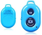 Bluetooth Remote Shutter foto Selfie afstandsbediening telefoon voor smartphone - Blauw