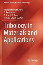 Tribology in Materials and Applications