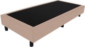 Bedworld Boxspring 70x210 - Linnenlook - Donker beige (S17)