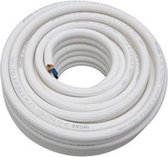 GEISOLEERDE KOPER AIRCOLEIDING 1/4"+1/2 30M