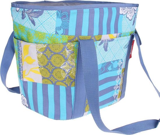 New Looxs Umbrië - Enkele Fietstas / Fietsmand - 14 Liter - Suzy Blauw van New Looxs — afbeelding 3