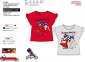 Rood t-shirt van Miraculous Ladybug maat 104