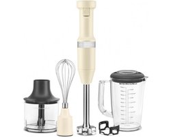 KitchenAid 5KHBV83EAC – Staafmixer – Amandel Wit – 180 W – Inclusief Accessoires