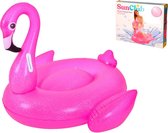 Jilong - XL Opblaasbare Flamingo Luchtbed - Inflatable Flamingo - 110x86x 102cm – Zwemmen – Zomer – Flamingo –