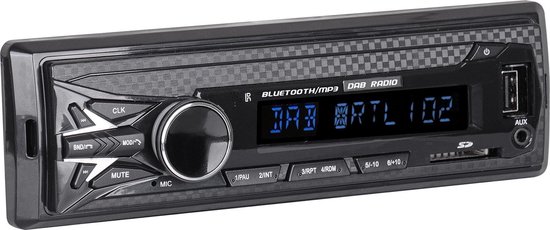 Autoradio avec Chargeur USB, radio FM et DAB+ - 4 x 75 Watt – DIN simple -  Sortie RCA (RMD053DAB) | Caliber