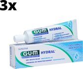 GUM Hydral Bevochtigingsgel - 3 x 50 ml - Voordeelverpakking