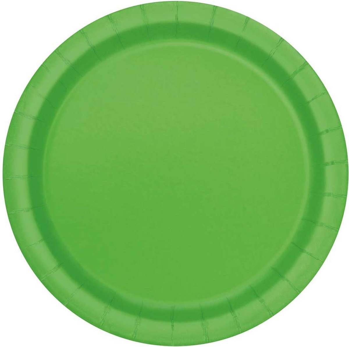 Unique Feestborden Lime 22,8 Cm 16 Stuks