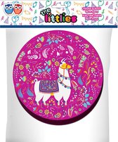 The Littlies Bordjes Lama Junior 18 Cm Papier 6 Stuks