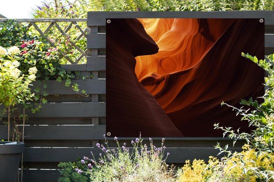 Affiche jardin - Toile jardin - Affiches jardin extérieur - Grotte Oranje - Posters de jardin cm - Jardin
