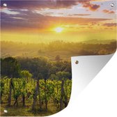 Tuindoek Toscane - Italië - Druivenbomen - 100x100 cm