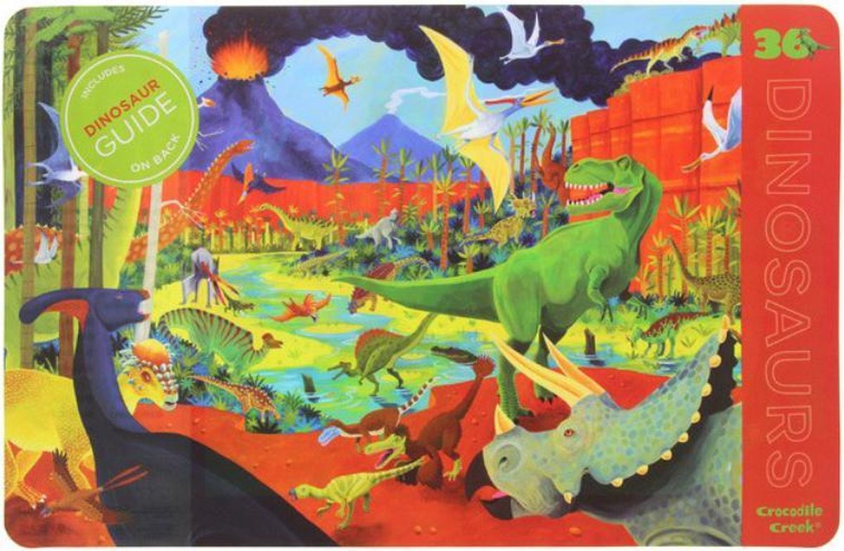 Crocodile Creek Placemats/36 Dinosaurs