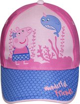 Nickelodeon Basketbalpet Peppa Pig Meisjes Katoen Roze/blauw Maat 52