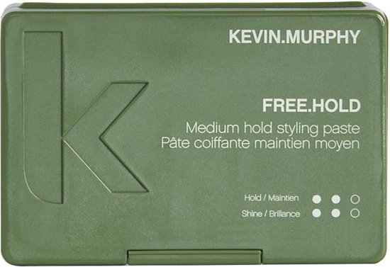 Groen doosje KEVIN.MURPHY FREE.HOLD stylingpasta, medium hold, 30 g