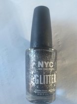 Nyc glitter nail polish 010 Silver miss