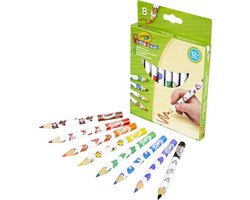 Crayola - Mini Kids - Potlood - 8 Dikke Kleurpotloden Voor Kinderen