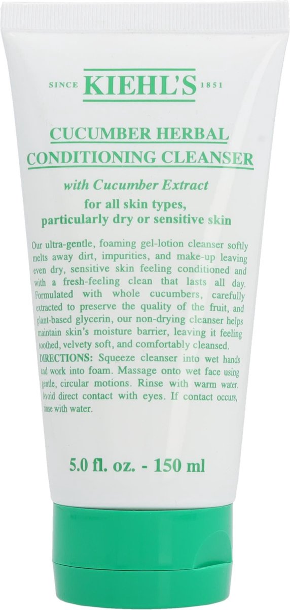 Goedkoopste Kiehls Cucumber Herbal Conditioner Cleanser All Skin Typ 150 ml