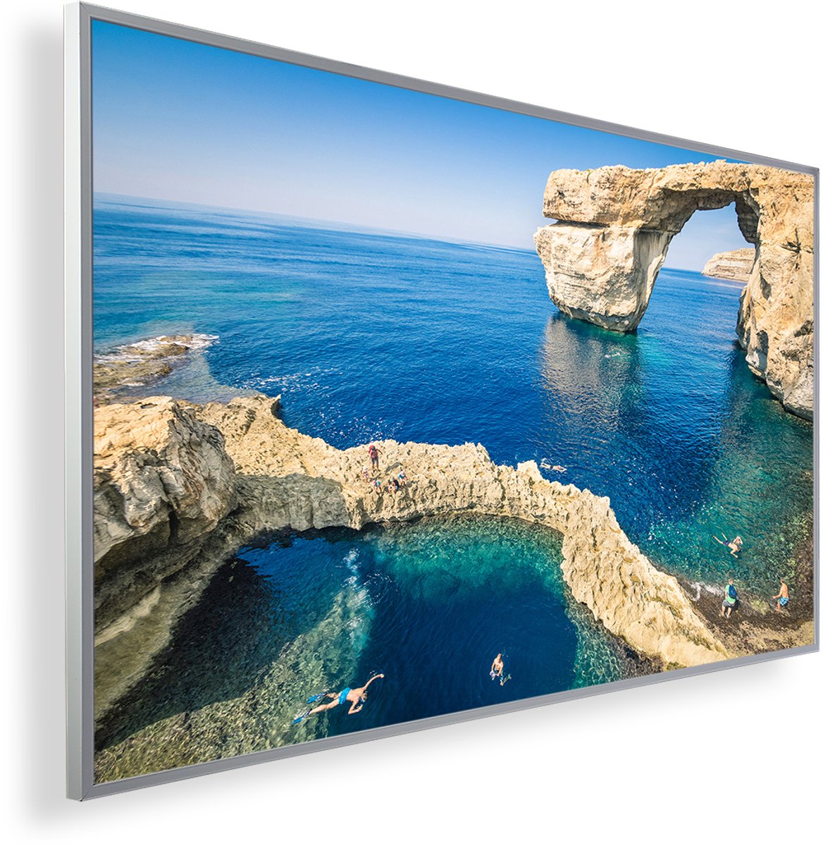 Infrarood Verwarmingspaneel 130W met fotomotief en Smart Thermostaat (5 jaar Garantie) - Azuur op Gozo eiland 38