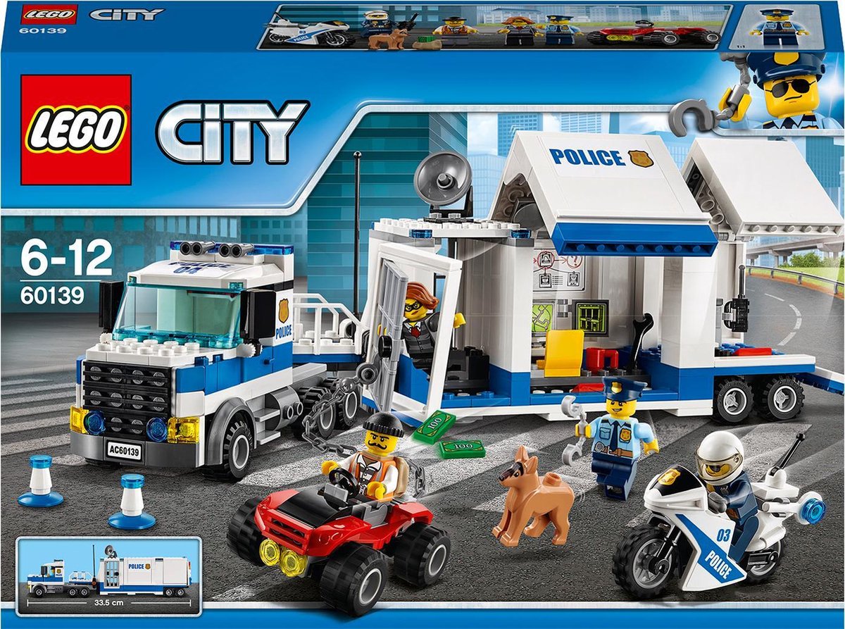 LEGO City Politie Mobiele Commandocentrale - 60139 | bol.com