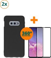 Fooniq Telefoonhoesje - Back Cover - Geschikt Voor Samsung Galaxy S10e - Zwart