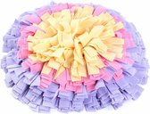 Snuffelmat Hond - Snuffelkom - Speelmat - Antischrokmat - Trainingsmat - Lila 30cm