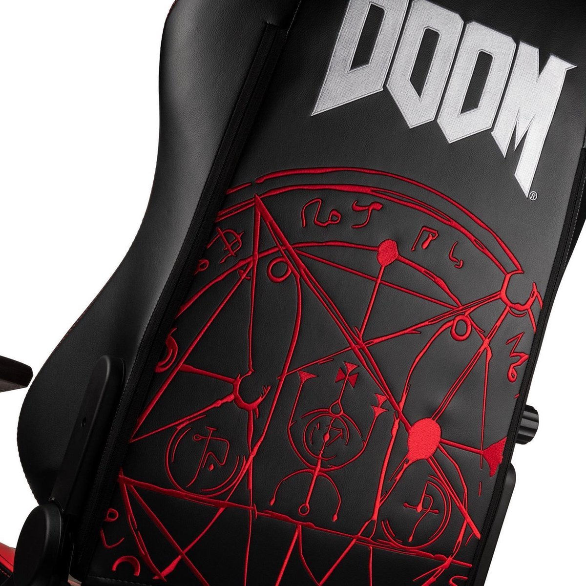 Noblechairs - DOOM Gamingstoel - Zwart/Rood – foto 7