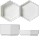 Hive - Kommetje - Ivoor - 18.5x10xh3-5cm - Porselein - (set van 6)