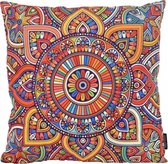 Mandala Circle Kussenhoes | Katoen/Polyester | 45 x 45 cm
