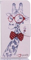 Bookcase Geschikt voor: Samsung Galaxy M21 hoesje met print - Giraffe
