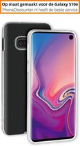 Foonig Transparant Hoesje + Screenprotector - Geschikt Voor Samsung Galaxy S10e