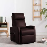 Medina Fauteuil elektrisch sta-op-stoel kunstleer bruin