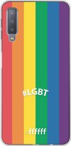 6F hoesje - geschikt voor Samsung Galaxy A7 (2018) -  Transparant TPU Case - #LGBT - #LGBT #ffffff