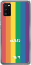 6F hoesje - geschikt voor Samsung Galaxy A41 -  Transparant TPU Case - #LGBT - #LGBT #ffffff