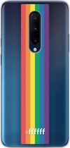 6F hoesje - geschikt voor OnePlus 7 Pro -  Transparant TPU Case - #LGBT - Vertical #ffffff