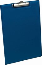Klembordmap elba + klem en penlus donkerblauw