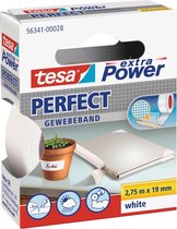 Tesa Extra Power Perfect Plakband - Wit - 10 mm x 2,75 m