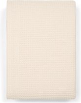 Damminga - Wafeldeken - Bedsprei - Zomerdeken - Hotelkwaliteit - 220 x 250 - Tweepersoons - Beige